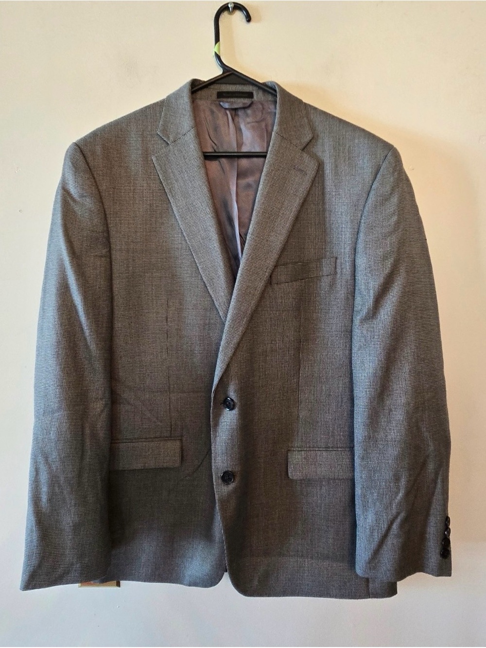 Ralph Lauren Sport Coat Mens Siz 44R Houndstooth Two Button